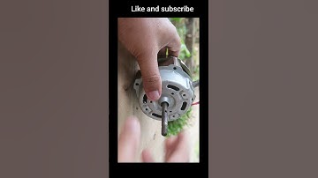 table fan motor into generator #shortsfeed #freeenergy