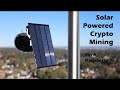 Solar Powered Crypto Miner Using A Raspberry Pi