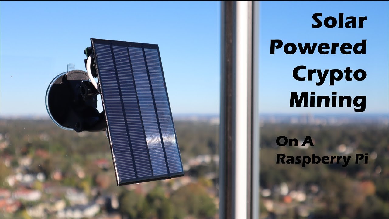 solar panels and crypto mining