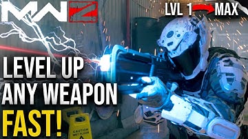 COD MW3 ZOMBIES LEVEL UP ANY WEAPON FAST! PROVEN STRATEGY