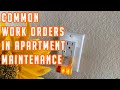 Common Work Orders In Apartment Maintenance
