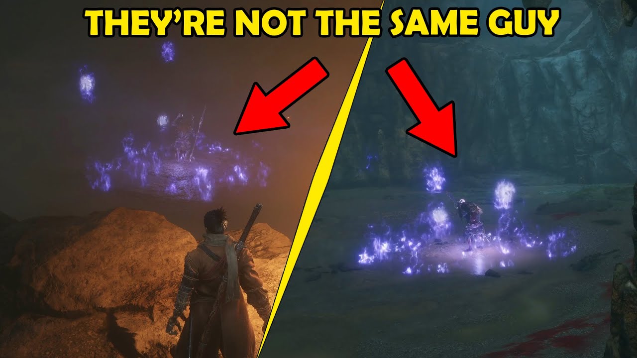 These Two Shichimen Warriors, are Not The Same Guy (Sekiro Secrets)