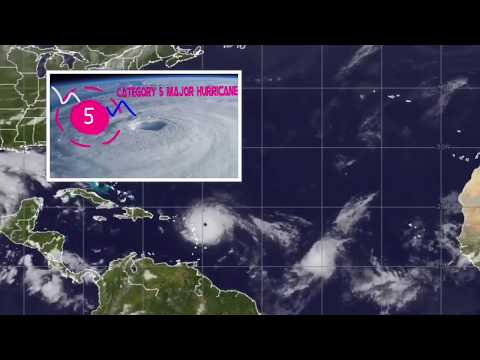 The Track of Hurricane Irma (2017)