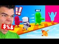 GANG BEASTS + WIPE OUT = FALL GUYS! (RAGE GAME)