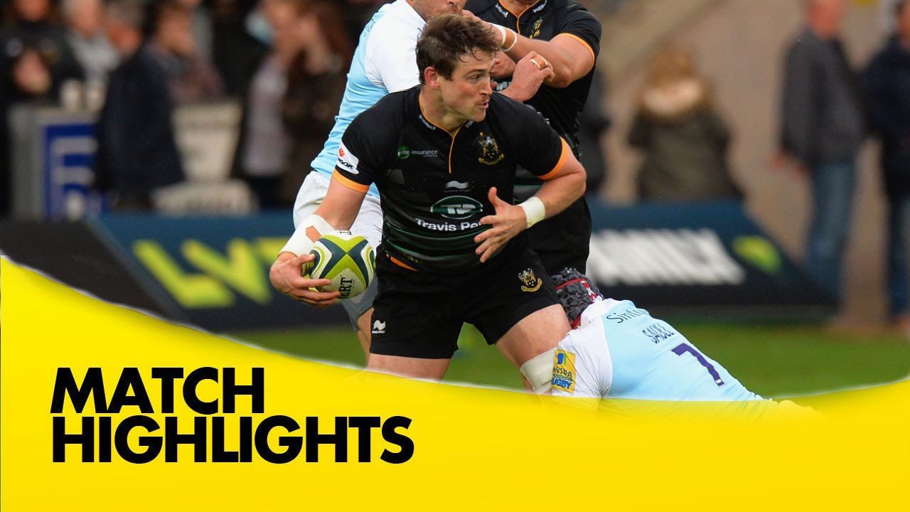 Northampton Sains v Newcastle Falcons - LV= Cup 2014/15 