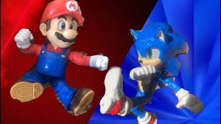Sonic Vs Mario Stop Motion (Part 1)