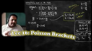 Classical Mechanics - Lec 16: Poisson brackets