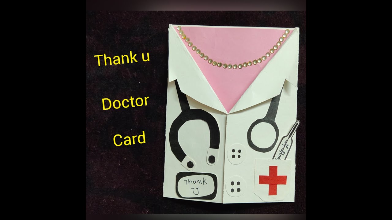 DIY Thank you card/Thank you doctors & nurses/Covid 19 Fighters/Easy