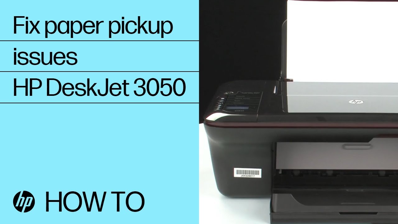 Fixing Paper Pick-Up Issues HP Deskjet 3050 All-in-One Printer HP - YouTube