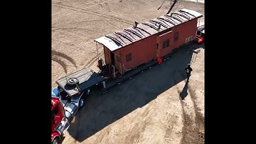 Bringing the Caboose to the farm