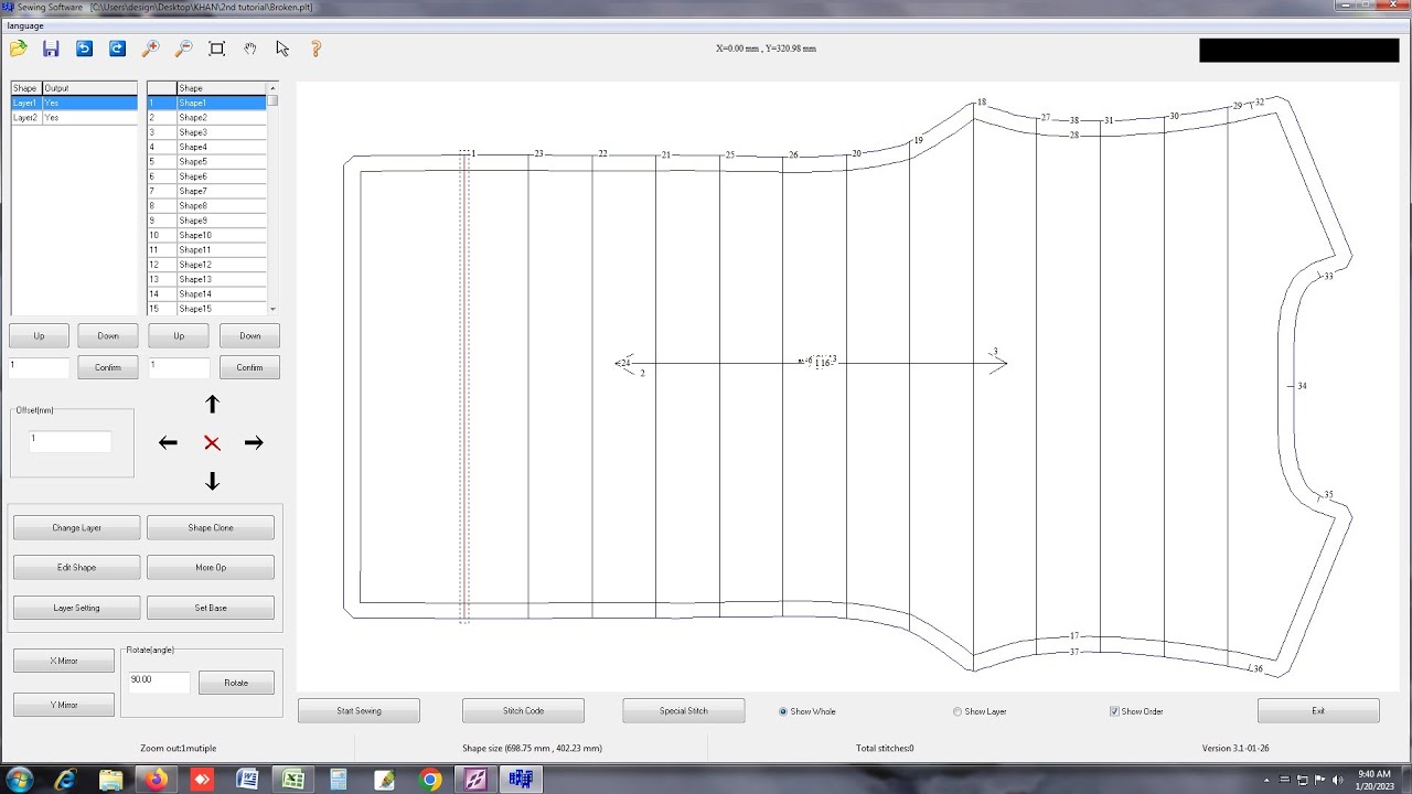 How can i make Juita (K15) machine Sewing design? কিভাবে আমি জুইতা ...
