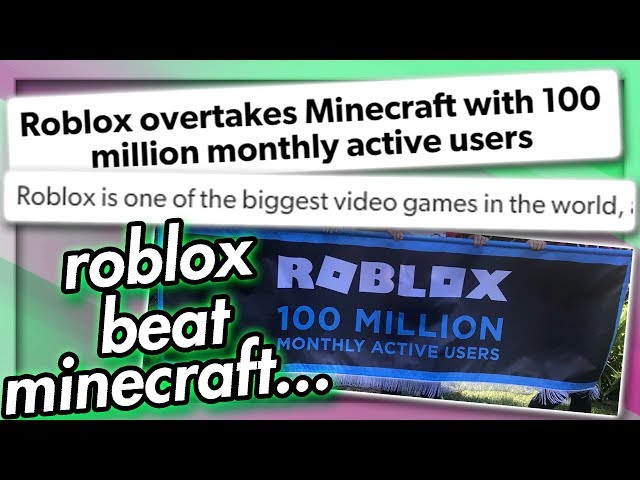Roblox Hits 100 Million Active Monthly Players Surpasses Microsoft S Minecraft By 9 Million Happy Gamer - 1000000 de burgers challenge en roblox