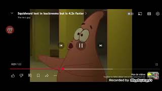 Squidward Lost In The Backrooms But Is 4.2X Faster
