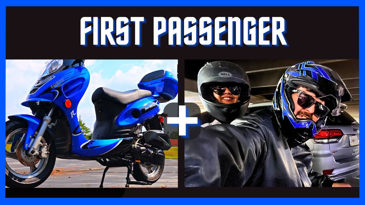 150-кубовый скутер для двоих! Поездка с пассажиром на Gator 150 E-3