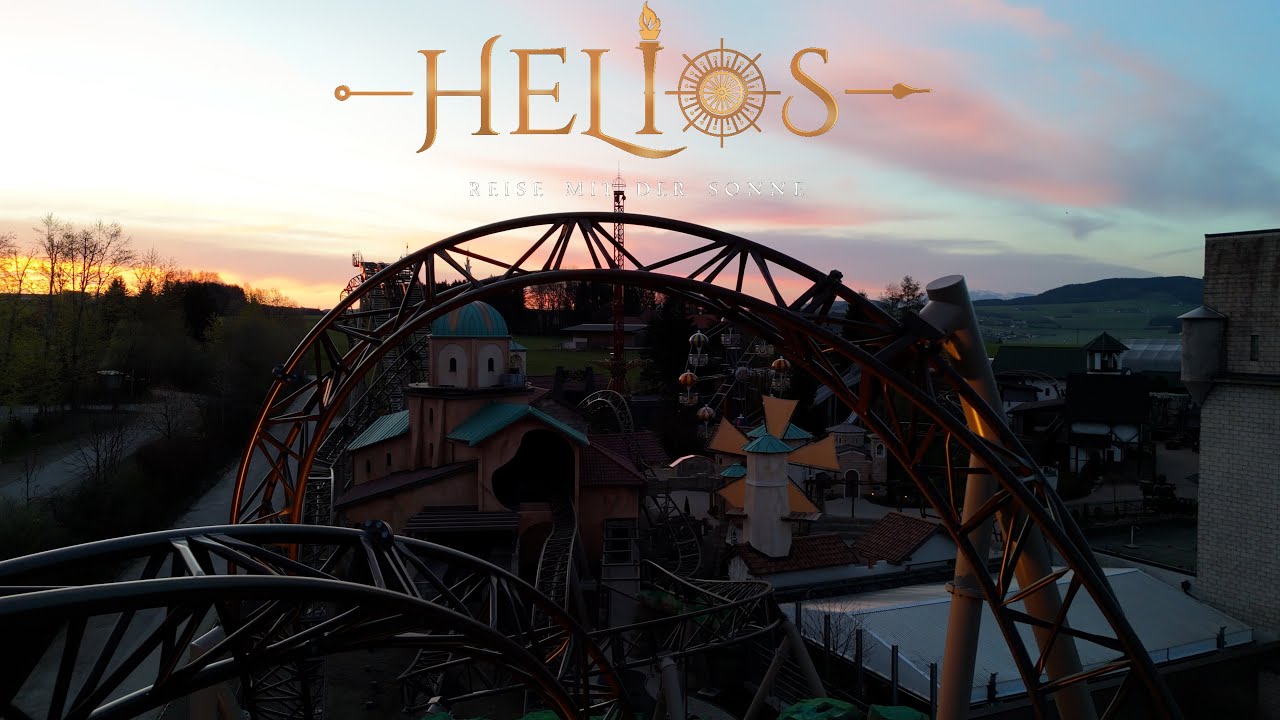 Reise mit der Sonne auf HELIOS der neuen MACK Rides Achterbahn im Fantasiana Erlebnispark