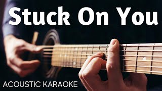Stuck On You * Lionel Richie  *  Acoustic Guitar Karaoke