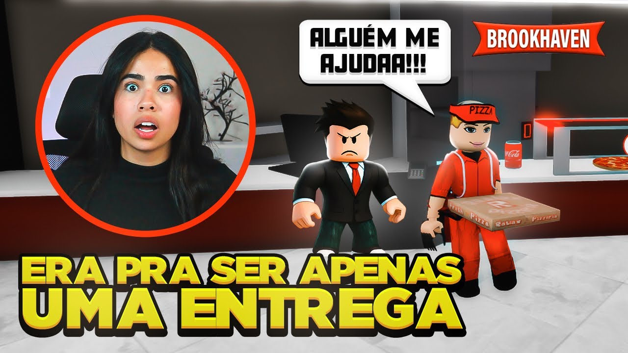 FUI ENTREGAR PIZZA E ACABEI SENDO APRISIONADA EM BROOKHAVEN