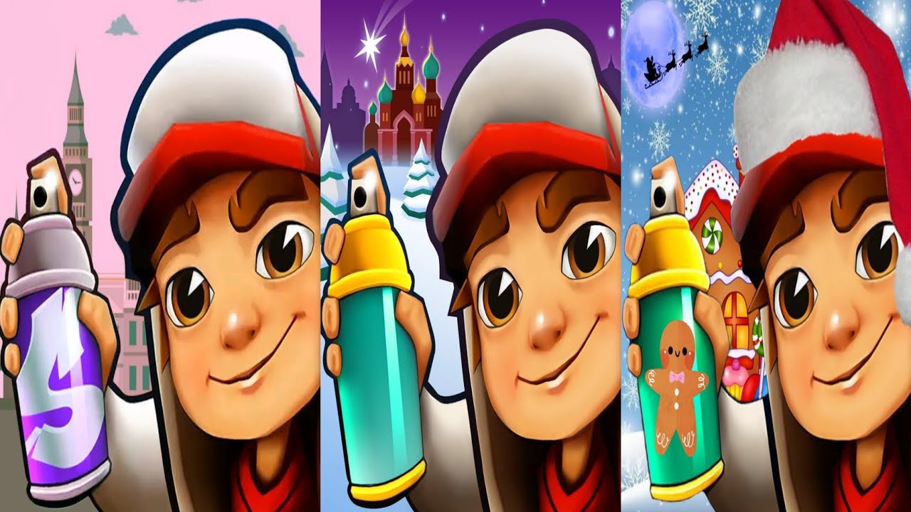 SUBWAY SURFERS LONDON 2013 VS SAINT PETERSBURG 2017 VS NORTH POLE 2023