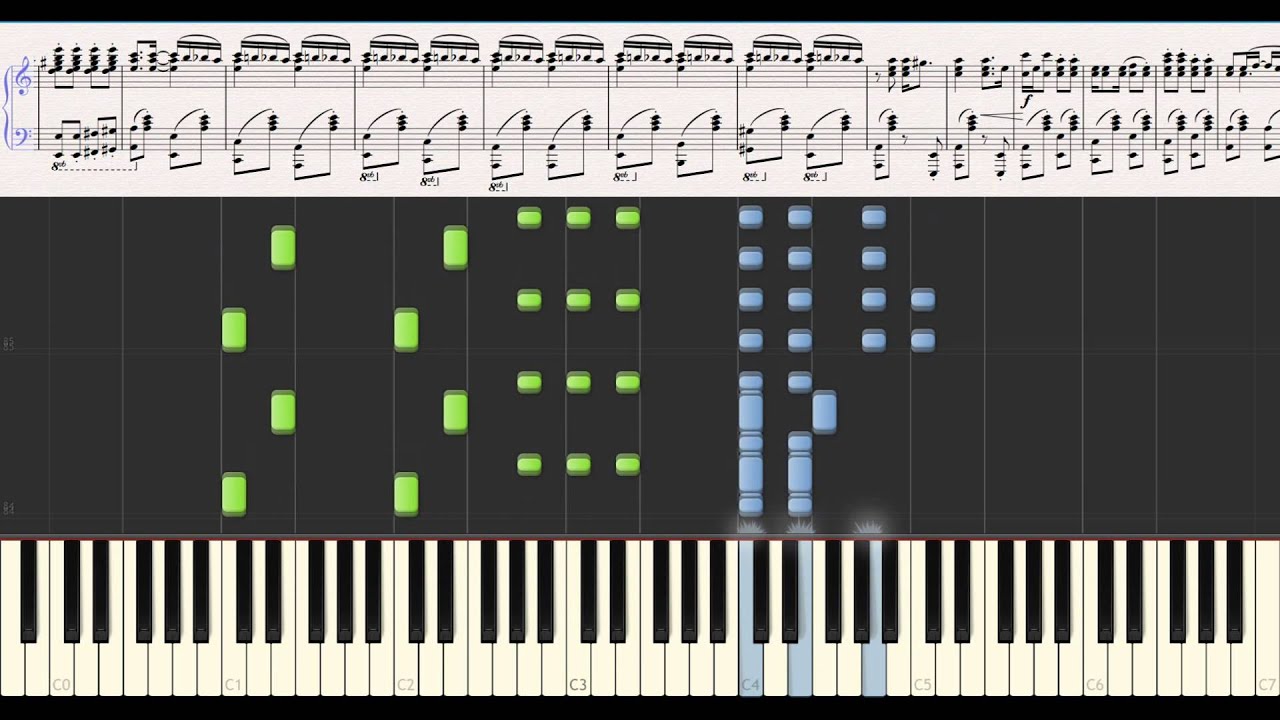Bei Mir Bist Do Schon Monty Suffern's version (synthesia+sheet music) -  YouTube