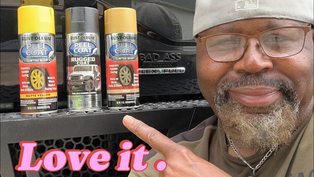 Rust-Oleum Peel Coat paint on a Raptor Style Bumper