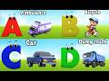 Vehicles Alphabet Song for kids | Vehicle ABC Song | Phonics for Kids | Alphabet Letters, Baby