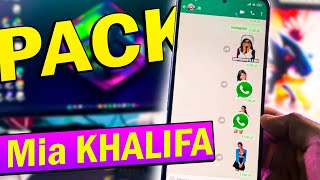 Add MiA KHALIFA STICKERS on Whatsapp screenshot 4