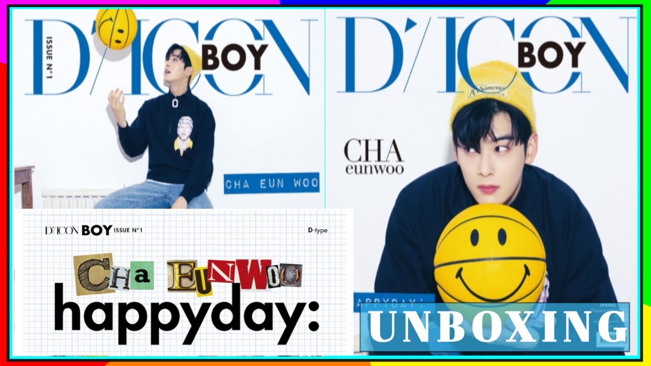 Cha Eun-woo Happy Day | DICON GOOD BOY | Unboxing - YouTube