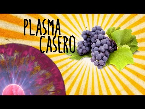 Cómo hacer plasma casero con una uva (Experimentos Caseros)