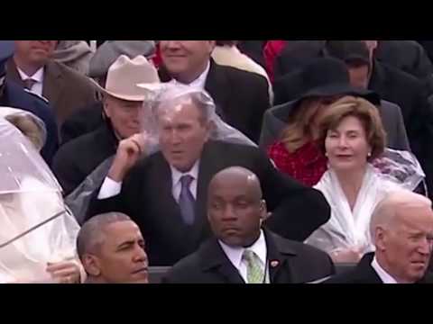 Oh Hey, it's George W. Bush and a Poncho