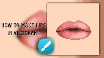 How to make vector lips / vector tutorial / illustration / infinite design ✨