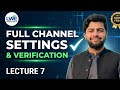 YouTube Full Channel Settings 2026 | Channel Customization &amp; SEO | Lecture 7 | Mentor Ahmed Ali