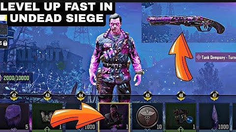 HOW TO UNLOCK TANK DEMPSY TURNED AND FREE EPIC SHORTY AETHER MACHINE FAST IN UNDEAD SIEGE COD MOBILE