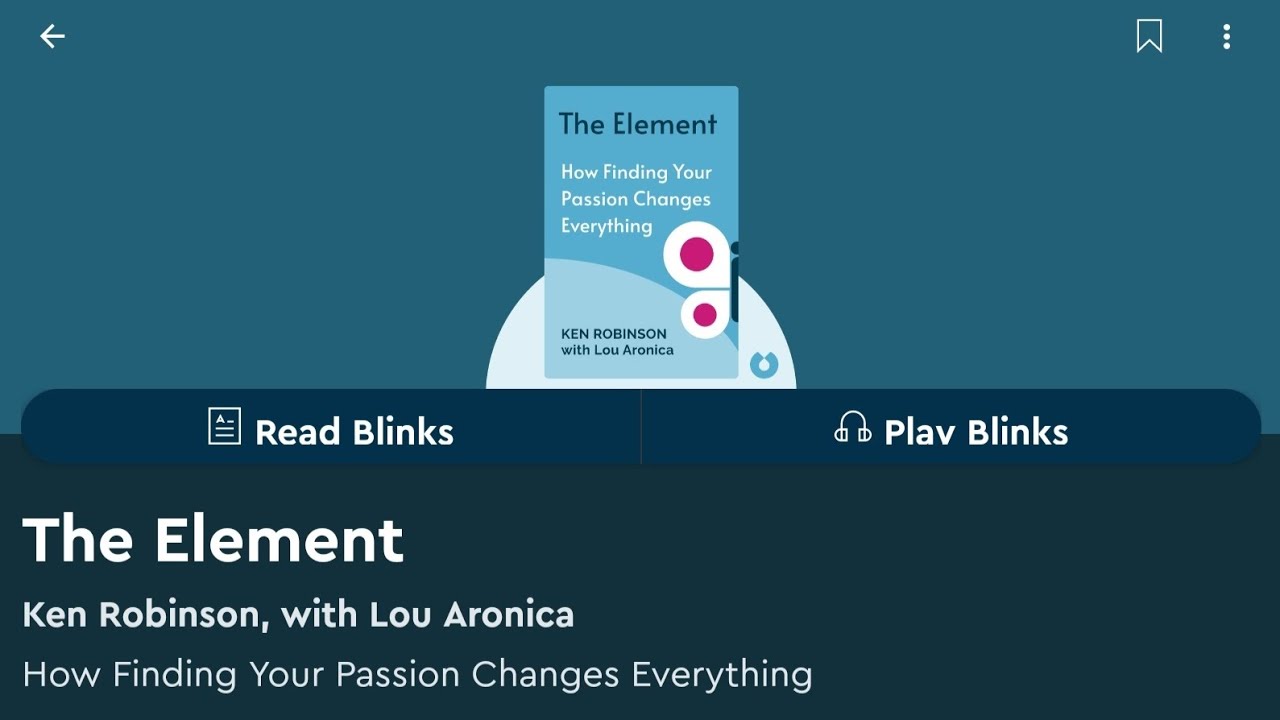 THE ELEMENT by Ken Robinson, with Lou Aronica