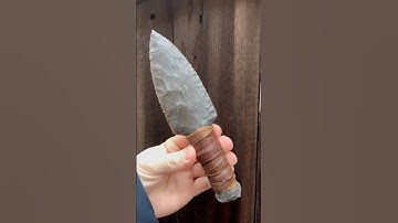 Making a Flint Hunting Dagger #survival