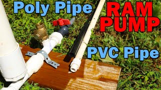 Poly Pipe VS PVC Ram Pump Drive Pipe