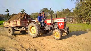 Swaraj tractor new video। working in mud। tractor pro