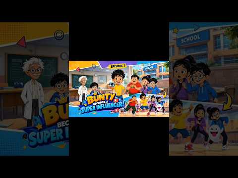 Bunty Becomes a Super Influencer! 😂📸 | Funny School Adventure | Episode 1