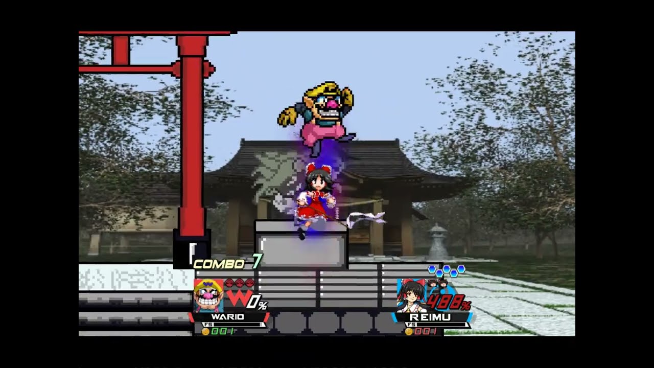 SSBC ワリオ 東方キャラ リョナ