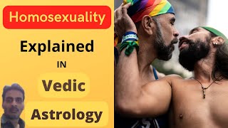 Explanation of homosexuality (gay) as per vedic astrology. Example chart.