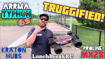 LunchBreakRC - Truggified Typhon 6s - Just Bash It RC - Launch Test!