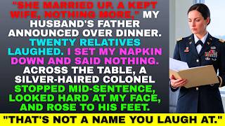 The Retired General Set Down His Glass The Second My Father-In-Law Called Me A Kept Wife