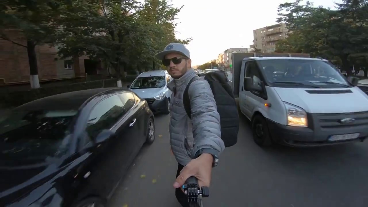 Onewheel to the pool in Cluj-Napoca (GoPro Hero6)