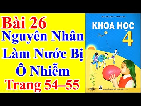 Video Khoa Học Lớp 4 Bài 26 - Nguyên Nhân Làm Nước Bị Ô... - YouTube