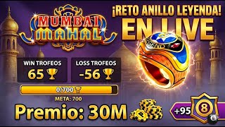 DE 0 A 700 TROFEOS 📈 ¡EL RETO DEL ANILLO LEYENDA EN MUMBAI! 💍 8 Ball Pool