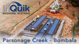 Details InQuik - Parsonage Creek Bridge Update