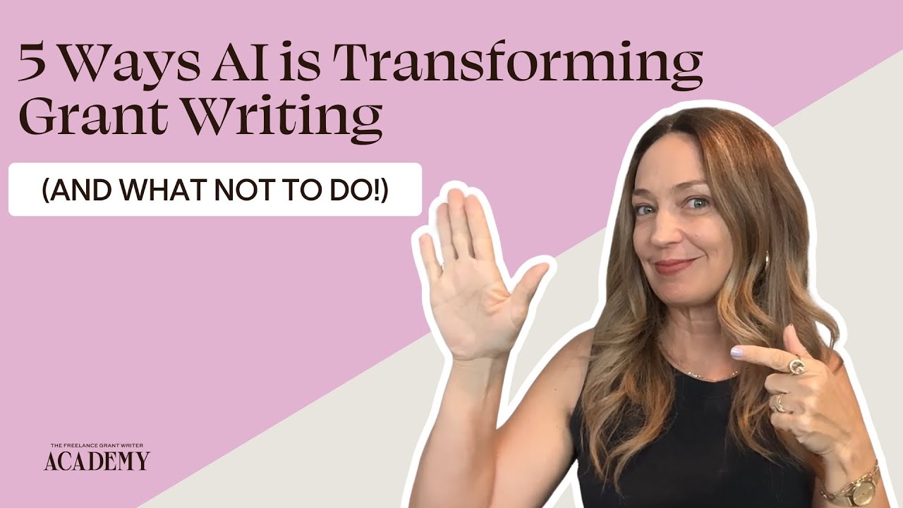 5 Ways AI is Transforming Grant Writing (And What NOT to Do!)
