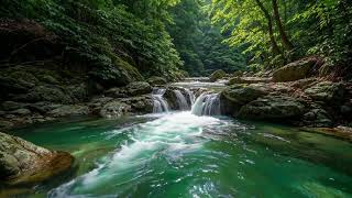 Slow River Flow Ambience with Subtle Forest Acoustics for a Quiet and Spacious Room Feel