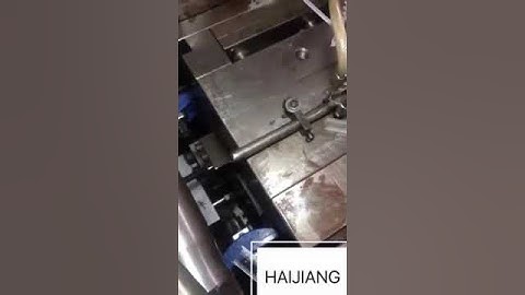 tag pin making injection molding machine if need stretching machine loop pp or nylon material good