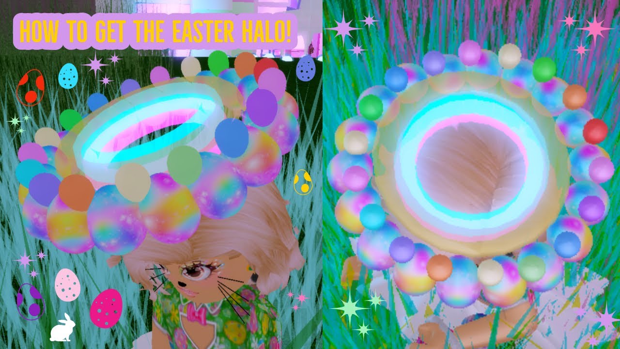 How To Get The Easter Halo Youtube - roblox royale high to win the easter halo