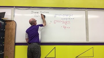 M111-02-07B Finding Inverse of a Function - Intuitive Approach